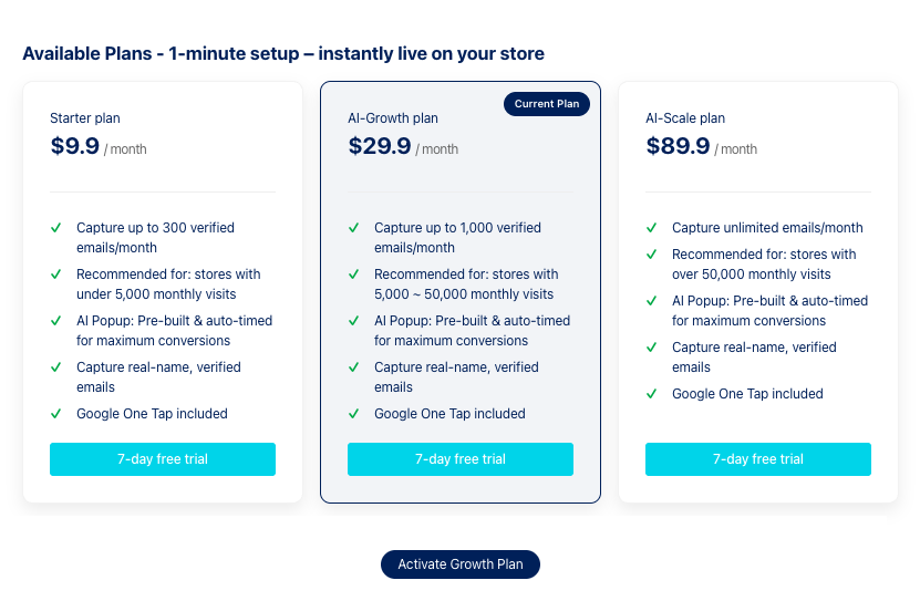 NudgeAI Pricing Plans